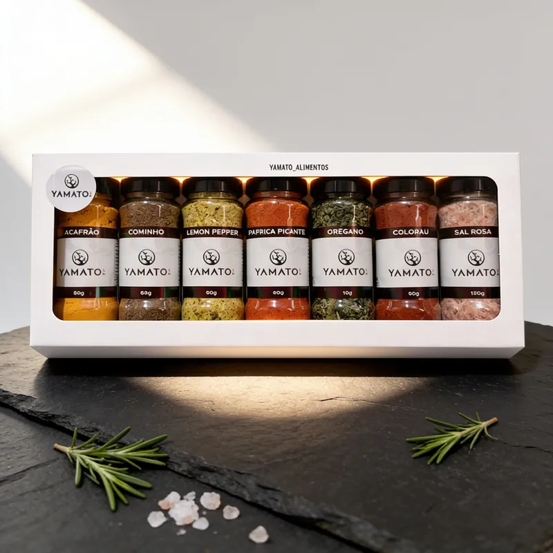 Kit Kit Fit & Saúde Yamato com 7 temperos naturais sem glutamato